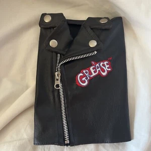GREASE T Birds - Leather Zip Embroided Jacket From DVD Movie Wine Bottle Holder? - Picture 1 of 2