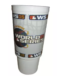 World Series 2005 Souvenir Cup MLB Houston Astros Chicago White Sox 32 once bianco - Foto 1 di 6