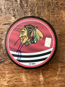 Taylor Hall Signed Chicago Blackhawks Puck JSA Coa Autographed - Picture 1 of 3