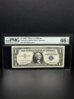 1957- $1 DOLLAR BILL SILVER CERTIFICATE Nice Piece For Your Collection. - Image 1 of 2