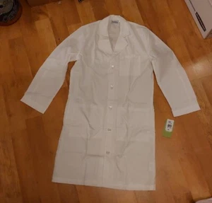 Landau Men's 41" Long White Lab Coat With 3 Front Pockets - 3140 NWT - Picture 1 of 3