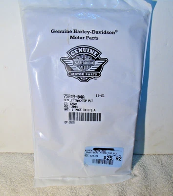 Junta de sello de puerta de bomba de combustible genuina Harley Davidson Softail Dyna nueva OEM #7524904A Foto 1 de 4