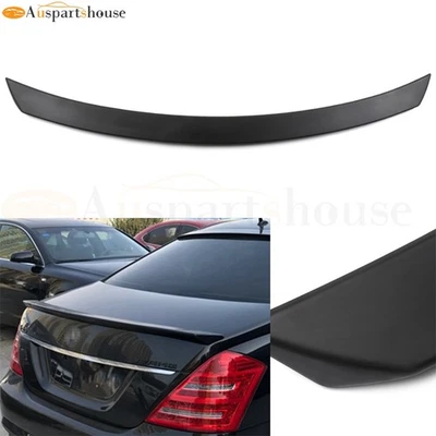Lip Trunk Spoiler Wing fits 2007-2013 Mercedes Benz W221 S63 S65 S550 S600 ABS Foto 1 de 4