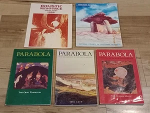PARABOLA: Magazine of Myth and Tradition Lot of 5w/Holistic Resource & Geocosmic - Imagen 1 de 19