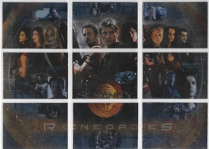 Serenity - 9-card Renegades Foil Chase Set - NM 2005 Inkworks - Firefly - Picture 1 of 2