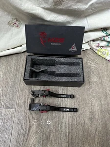 Motorcycle MZS Tuning Brake / Clutch Levers - Triangle Design - F35/T333 (6LX) - Picture 1 of 15