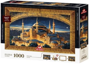 NUEVO Rompecabezas Artístico 1000 Piezas Rompecabezas con Marco y Pegamento Santa Sofía - Imagen 1 de 3