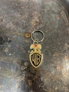 Llavero de colección 1993 Sylvester Cat Warner Bros Logo Looney Tunes - Imagen 1 de 4