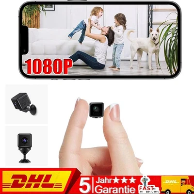 MINI IP KAMERA 1080P WIRELESS WLAN WIFI CAMERA ÜBERWACHUNGKAMERA IR CAM HD NEU - Bild 1 von 4