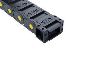 Schwere Energiekette Schleppkette Kabelführung geschlossen Staubschutz 1m - Bild 1 von 2