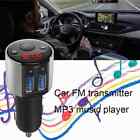 Bezprzewodowy samochodowy nadajnik FM Bluetooth Odtwarzacz MP3 Zestawy adapterów radiowych Gorąca sprzedaż