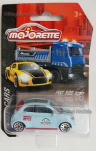 MAJORETTE · FIAT 500 ICON · PALE BLUE · 1:64 · CITY CARS · BRAND NEW AND SEALED - Picture 1 of 2