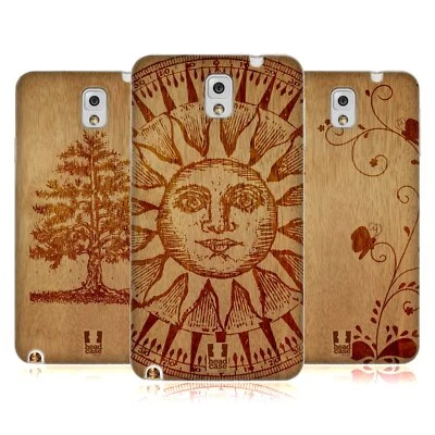 FUNDA HEAD CASE DESIGNS ARTE MADERA GEL SUAVE PARA TELÉFONOS SAMSUNG 2 Foto 1 de 4