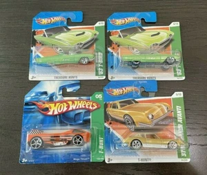 4 car lot hot wheels treasure hunt 63 t-bird short card x2 + studebaker avanti + - Picture 1 of 7