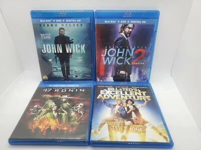 Лот товаров Blu-ray с Киану Ривзом: 4 фильма Киану вместе! Очень хорошее состояние товара  - Изображение 1 из 4