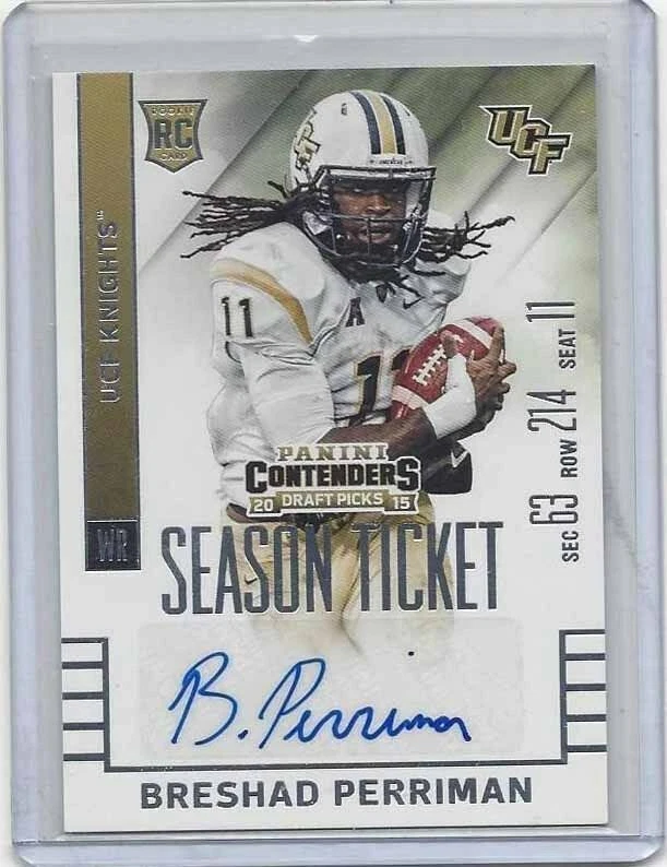 BRESHAD PERRIMAN 2015 PANINI CONTENDERS DRAFT PICKS TRUE ROOKIE AUTO RC - Image 1 of 1
