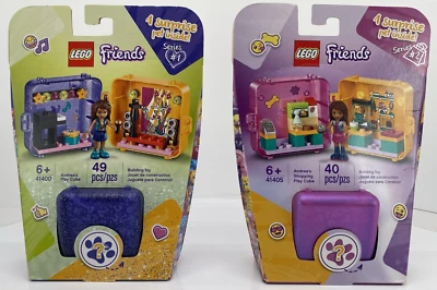 NUEVO Lote de Cubos Lego Friends - Cubos de Compras/Juegos Andreas - 41400 41405 - Mascotas Sorpresa Foto 1 de 4