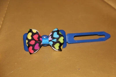 S-1722 Angeldog Hundefellspange Haarschleife fester Halt Haarspange Hund groß