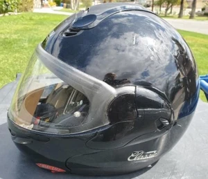 Nolan N100E Classic Motorcycle Black Helmet Sz Small - Picture 1 of 6