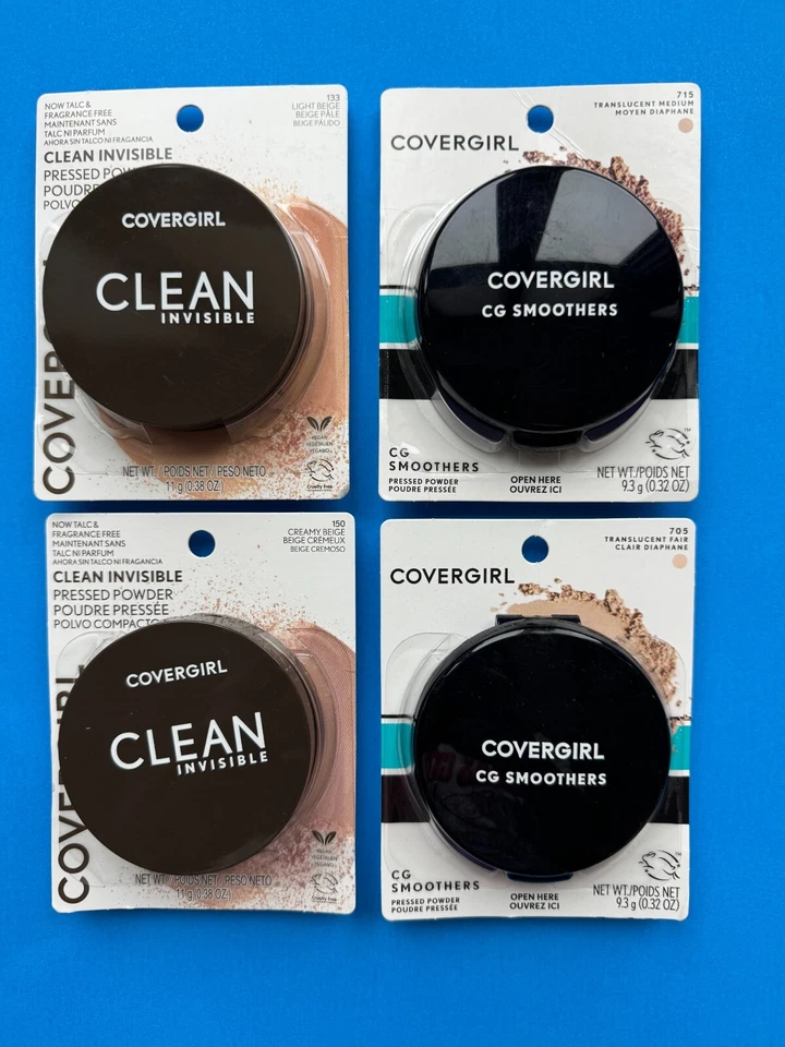 Covergirl Pressed Powder Smoothers Clean Invisible 133 150 705 715 *Choose* NEW - Image 1 of 1