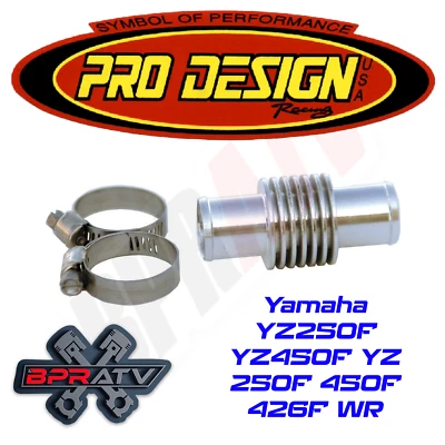 Pro Design Billet In Line Super Cooler Yamaha YZ250F YZ450F YZ 250F 450F 426F WR - Image 1 of 3