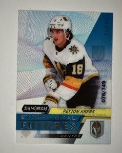 2020-21 UD Synergy Exceptional Futures #EFS-PK Peyton Krebs RC /749