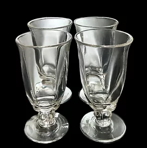 Set Of 4 Vintage Duncan and Miller Canterbury Iced Tea Glasses Stem 115 EUC - Picture 1 of 9