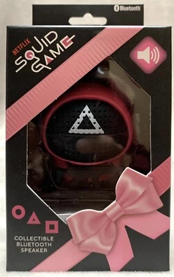 全新 Netflix 鱿鱼游戏面具士兵收藏品 Bitty Boomer 蓝牙扬声器 — 第 1/4 张图片