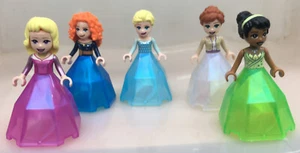 LEGO®-Minifigure Diamante Abito da ballo DISNEY PRINCESSES - Anna Tiana Elsa - Foto 1 di 39