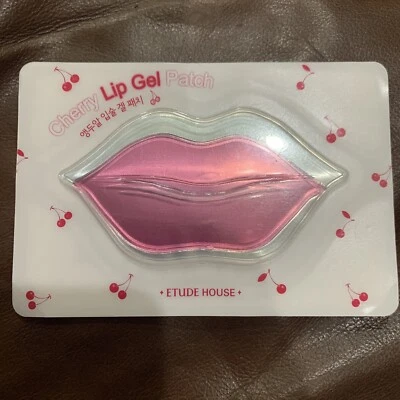 Etude House Cherry Lip Gel Parche Hoja Tratamiento Labial Cuidado Colágeno, K-Beauty NUEVO Foto 1 de 2