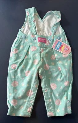Mono de colección Oshkosh Vestbak Burbuja Denim Floral Mameluco Niñas Nuevo de Lote Antiguo 3/6M Foto 1 de 4
