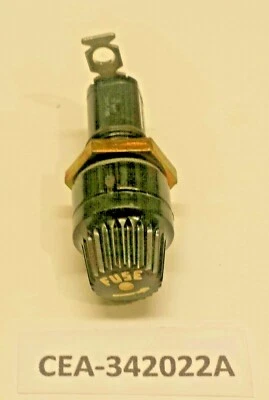 LITTELFUSE CEA-342022 bayonet cap panel mount AGC = 3AG fuse holder fits 1/2" D-shape hole