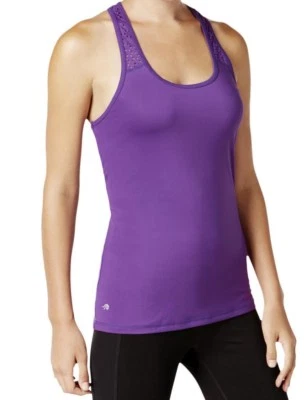 Camiseta sin mangas Ideology para mujer perforada Performance Active Racerback Foto 1 de 3