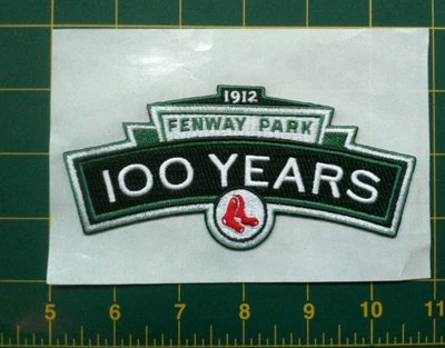 Red Sox patch Boston Red Sox Fenway Park 100th Anniversary jersey Patch 5.5"  - Image 1 of 4