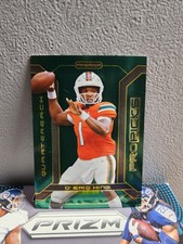 🔥🔥2022 Pro Picks Premier #PP-8 D'Eriq King Miami Hurricanes Green Holo🔥🔥