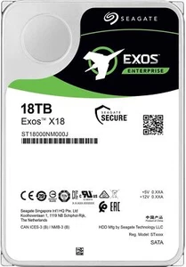 Seagate Exos X18 3.5 18TB SATA 6Gb Enterprise Internal Hard Drive ST18000NM000J - Picture 1 of 5