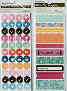 Recollections CREATIVE YEAR Planner Washi & stickers~U PICK~Quick Ship - Picture 1 of 6