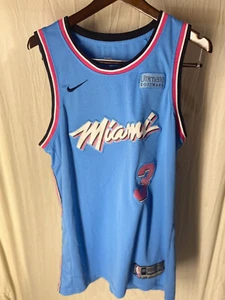 NBA Dwayne Wade Miami Heat 2020 Vice City Edition Swingman Jersey Size 50 - Picture 1 of 7