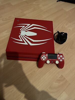 Sony Playstation 4 PS4 Pro 1TB Game Console - Limited Edition Spider-Man Version • 250£