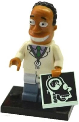 LEGO CMF The Simpsons Series 2 colsim2-16 Dr. Hibbert Minifigure Good Condition - Image 1 of 2