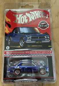 Hot Wheels RLC 2022 Membership 1972 Nissan Skyline H/T 2000GT-R mit Patch, HGK84 - Bild 1 von 2