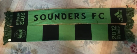 Seattle Sounders FC scarf 2012 Season Ticket Member Cover