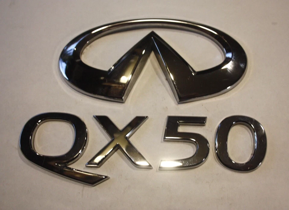 Infiniti QX50 2014 2015 2016 2017 elevador trasero puerta trasera tapa escotilla emblema conjunto OEM Foto 1 de 1