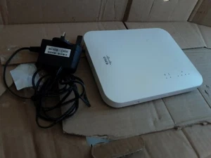 Cisco Meraki MR12 10/100/1000 Uplink PoE Cloud Access Point gestito + alimentatore - Foto 1 di 5