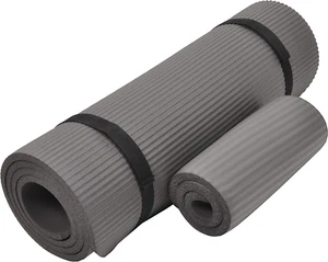 1/2-Inch Extra Thick High Density Anti-Tear Exercise Yoga Mat with Knee Pad a... - Picture 1 of 2