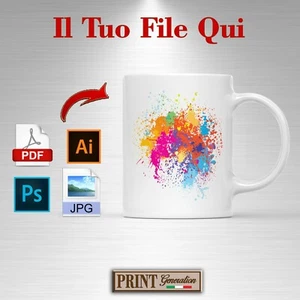 Tazza PERSONALIZZABILE con la tua foto stampa alta qualità originale personale - Foto 1 di 2