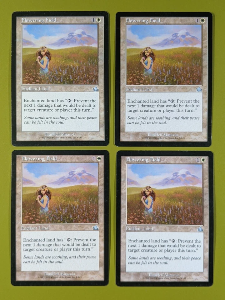 Flowering Field x4 Prophecy 4x Playset Magic the Gathering MTG - Image 1 of 1