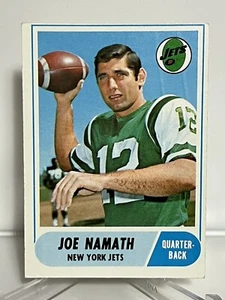 1968 Topps Football #65 Joe Namath New York Jets HOF - Picture 1 of 2