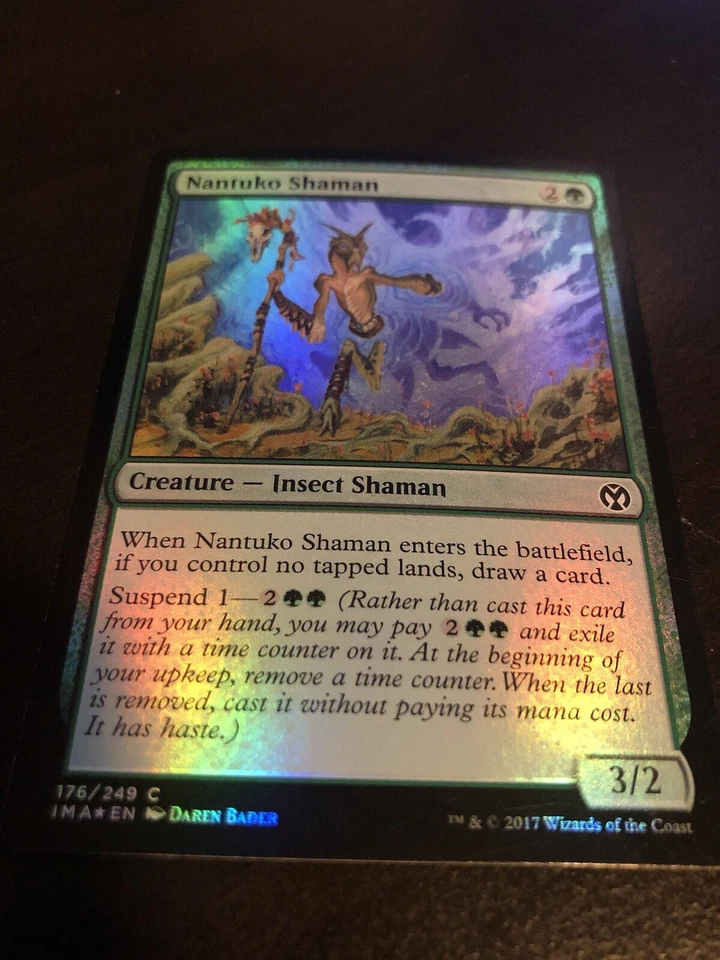 1x Nantuko Shaman - Foil MTG Iconic Masters NM Magic Foil - Image 1 of 1