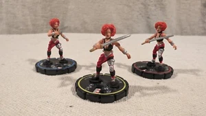 Heroclix - Ashleigh - #001, #002, #003 - Set Of 3 - Figures Only - Picture 1 of 7